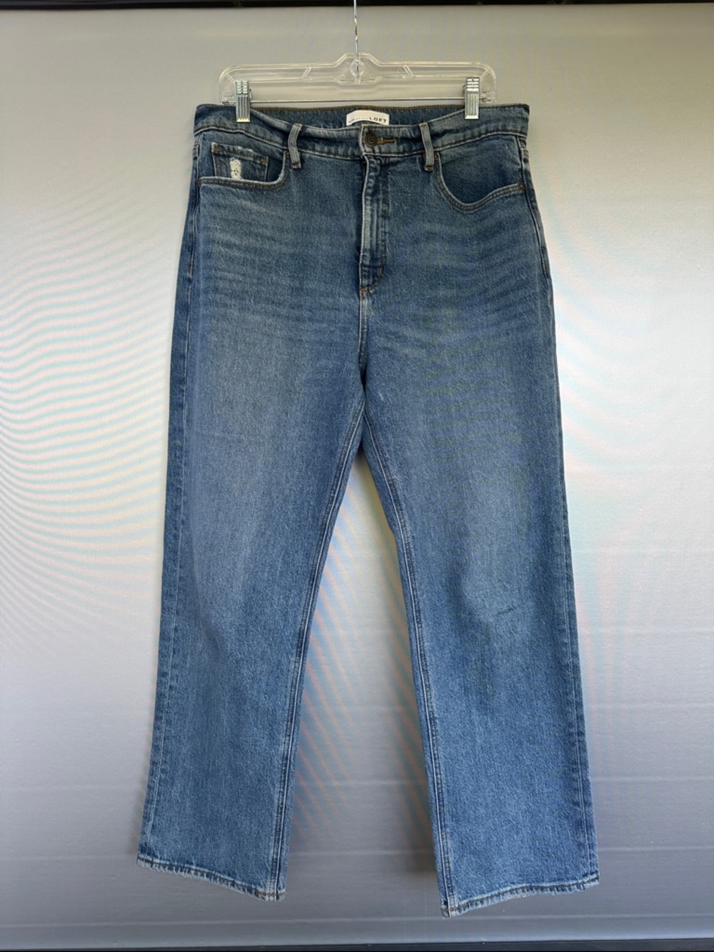 Loft Classic 90s Straight Leg Blue Jeans Size 30